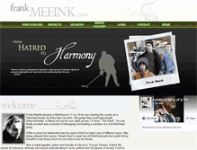 Tablet Screenshot of frankmeeink.com